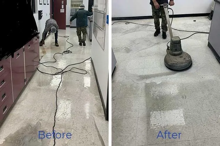 Before and after deep cleaning in Fort Lauderdale, FL
